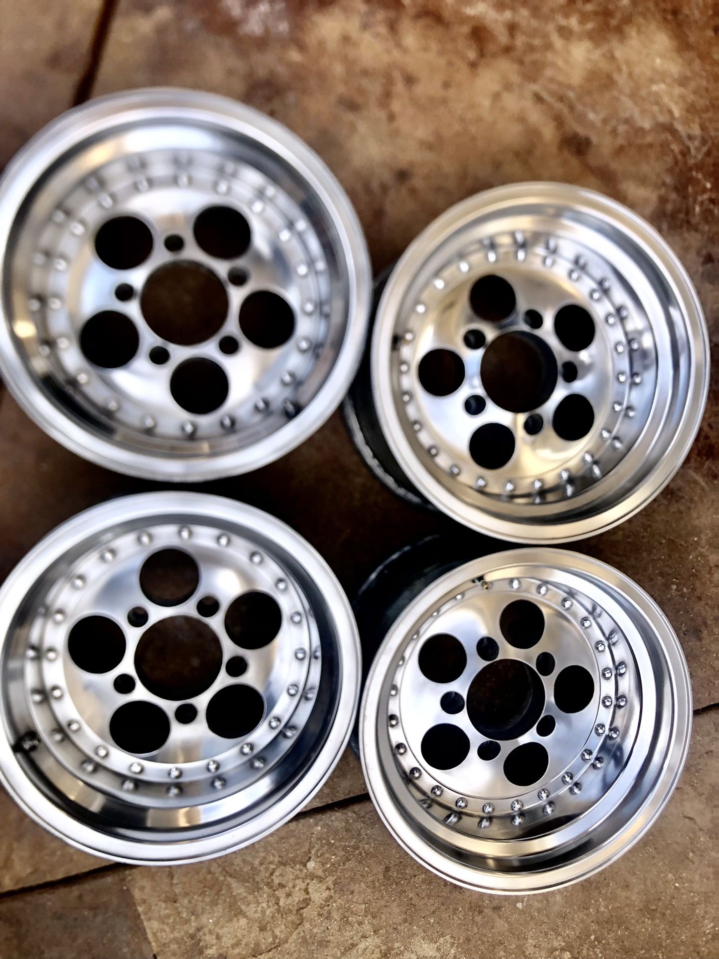 15x9 American racing gambler 5x5.5 Wheels ford f100 f150 or Dodge Ram Suzuki Samurai International Scout Polished