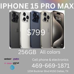 Iphone 15 Pro Max On Special Cash Deal Starting $799