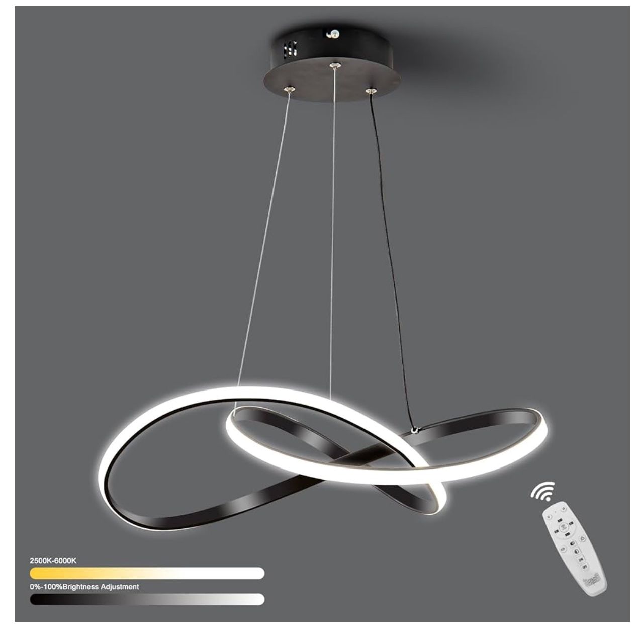Viruhaka Modern LED Pendant Light Fixture