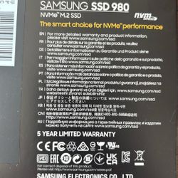 SSD980 NVme M2 Samsung 1tb