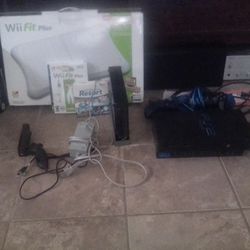 Nintendo Wii With Controller And Wii Fit With A Couple Games. Play Station 2 With 2 Controller One With Memory Card 