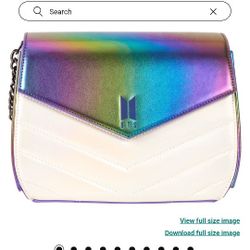Funko Pop! By Loungefly BTS Iridescent Quilted Crossbody Bag