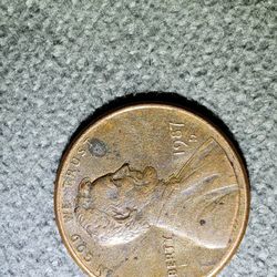 1987 D Penny.