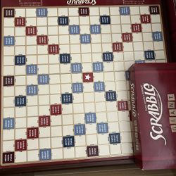 Giant Wooden Deluxe Scrabble Board Game 