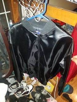 Satin Bomber Jacket (Unisex) Large