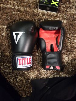Title 12oz boxing gloves