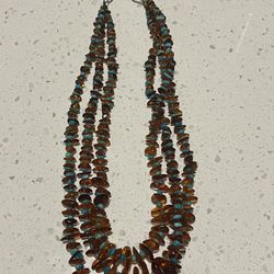 Amber and Turquoise Necklace 