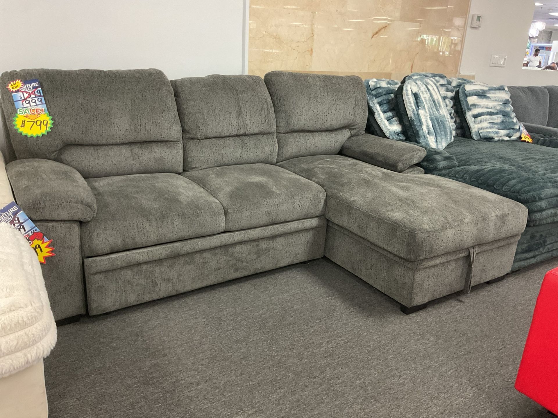 🔥BIG SPRING FURNITURE SEASON SALE 💥 COZY SLEEPER SOFA 40% OFF 🤩🚨