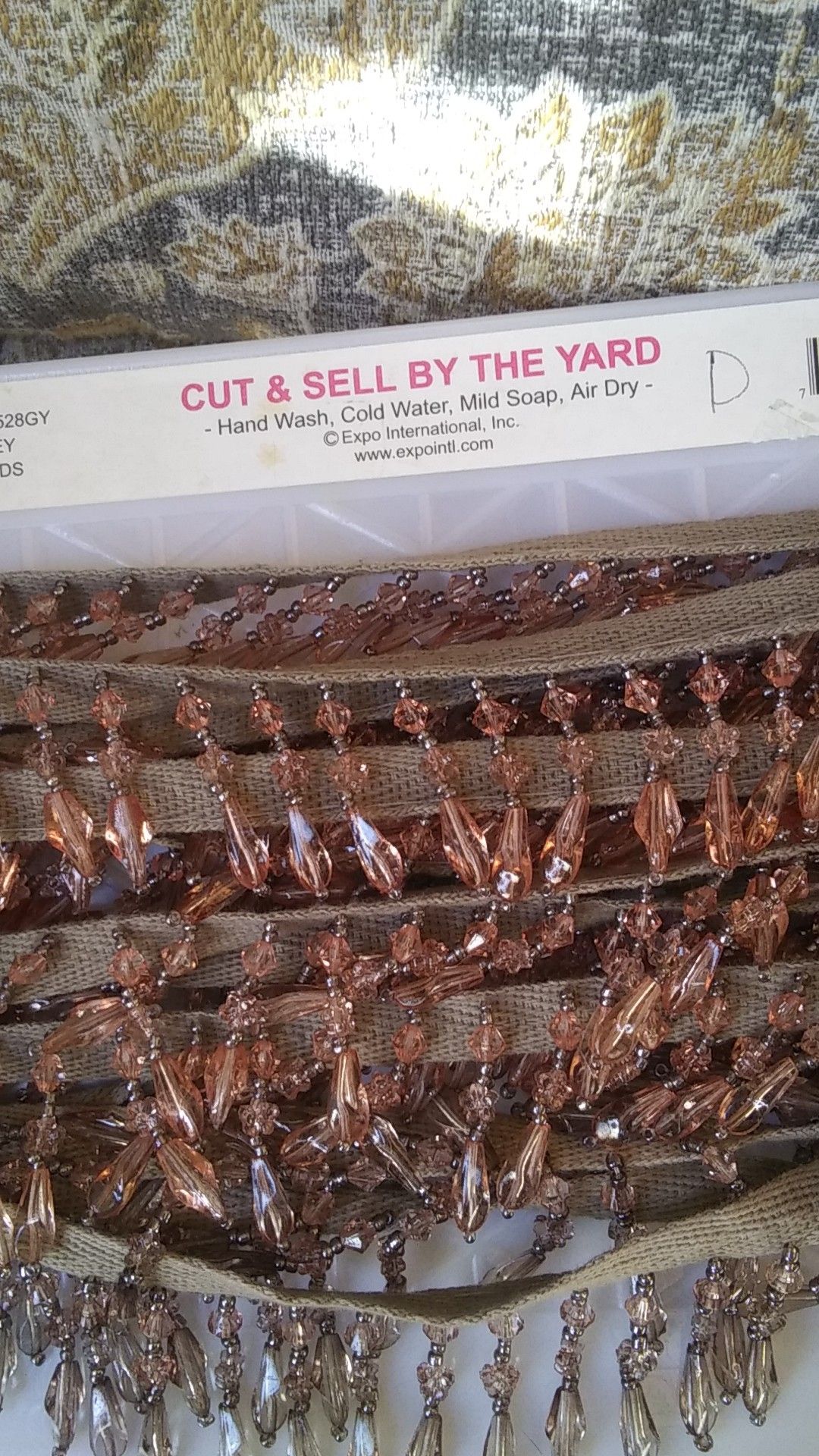 Sewing or arts and craft crystal trim
