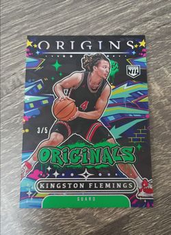 2025-26 Kingston Flemings Panini Origins Originals Green Rookie /5