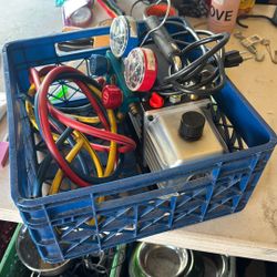 Ac Vacuum Pump With Hoses