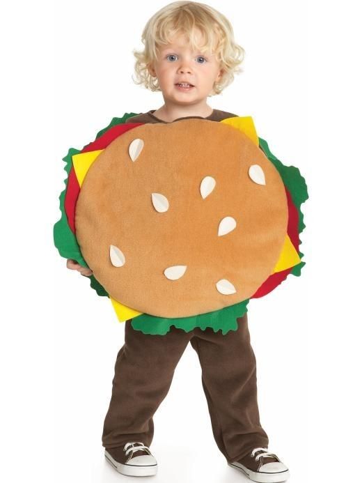 Hamburger costume infant