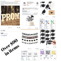 Graduation Banners, Decor, & More, Prom Lights,