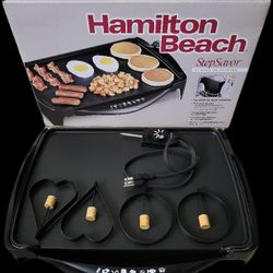 Hamilton Beach StepSavor Jumbo Griddle