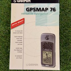 NEW Garmin GPSMAP 76 Handheld GPS Navigator | Waterproof Floating WAAS (OB)