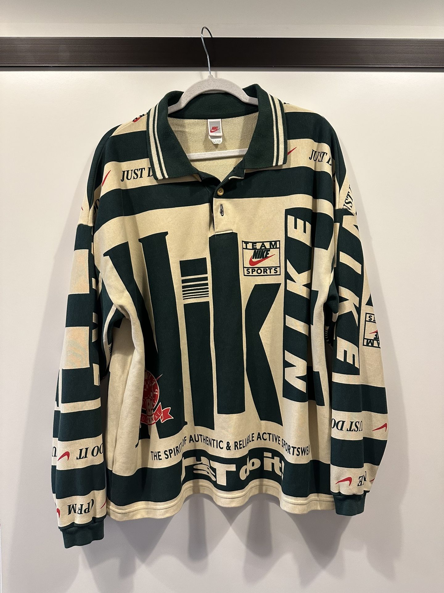 Nike x Cactus Plant Flea Market Long-Sleeve Polo 'Natural'