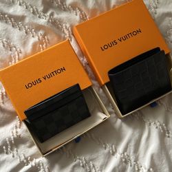 Louis Vuitton Checkered Wallet Card Holder