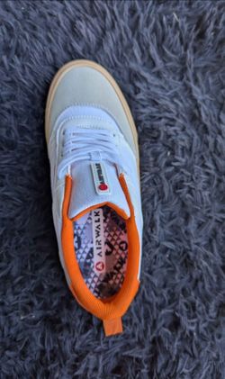 Brand New Stylish White & Orange Sneakers – Never Used (No Box)