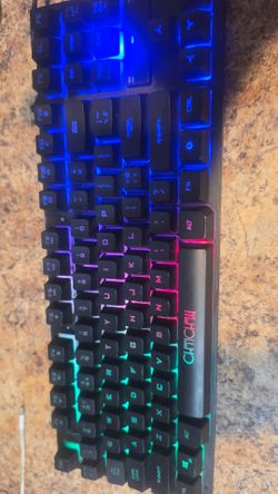 RGB LED keyboard
