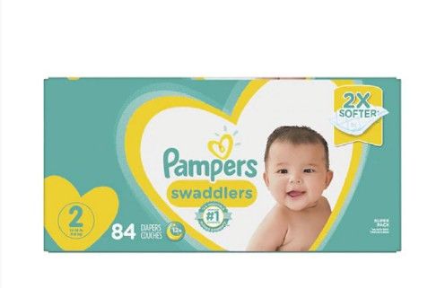 Pampers swaddlers size Newborn and size 2