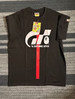 Bape X Gran turismo black tee S,M,L,XL