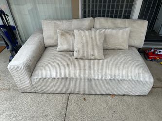 White couch