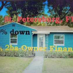Owner Finance 3br 2ba Home I'm Great St. Pete Area W/10% Down @5.5% Interest 