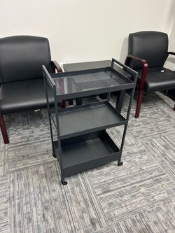 Nice Black Utility Cart Organizer