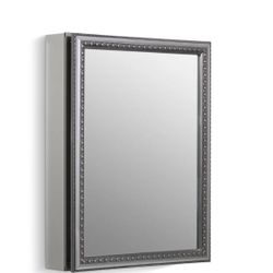 Kohler Medicine Cabinet. Reversible Silver Finish 