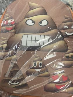  Poop emoji Kids Backpack 