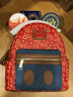 Disney 50th The Main Attraction Loungefly Mini Backpack Big Thunder Mountain Railroad