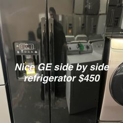 Nice GE Side By Side Refrigerator 