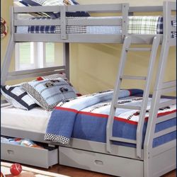 Bunk Bed Full And Twin Not Including Mattress 