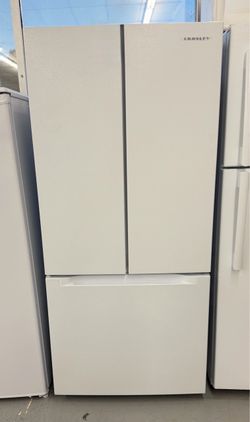 New 30” Wide French Door Refrigerator 1 Year Warranty