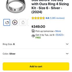 Oura Ring Size 8