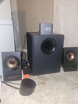 Logitech Z533 speakers, computers, smartphones laptops tablets with 3.5mm aux capability (no bluetooth)
