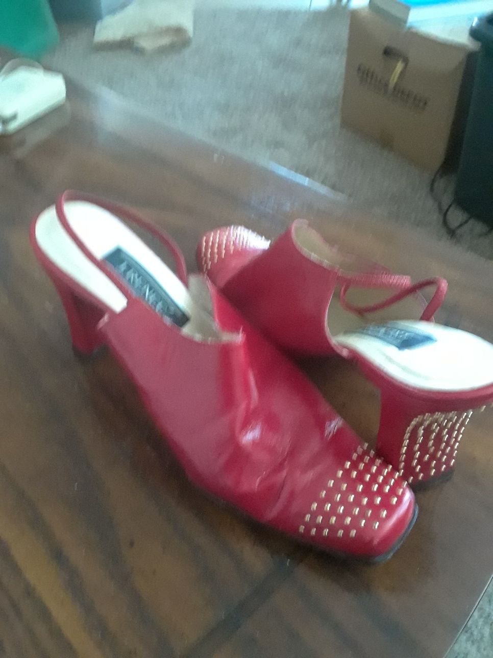 Red classy heels, 6 1/2