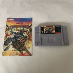 Sunsetriders w/ manual SNES Super Nintendo | Authentic | Tested