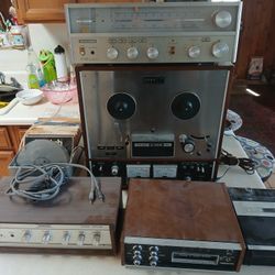 Vintage Audio Equipment Lot 