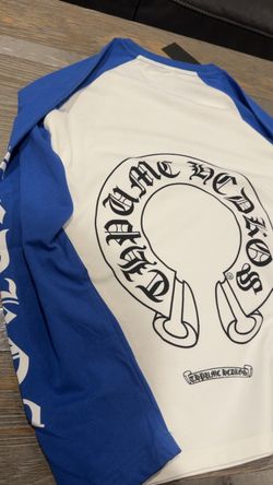 Blue chrome hearts sleeve blue