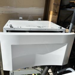 Pedestal with drawer for washing machine 