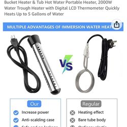 Five  Immersion Water Heaters