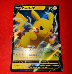 Pikachu V Promo SWSH: Sword & Shield Promo Cards SWSH061