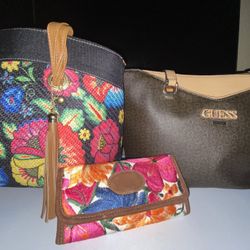 Guess Bag And Other Hand Bags 