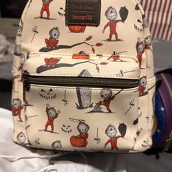 Loungefly Trick R’ Treat Mini backpack and wallet
