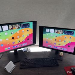 Whole Office Set Up With Dell Docking Station ( Separate Available ) 