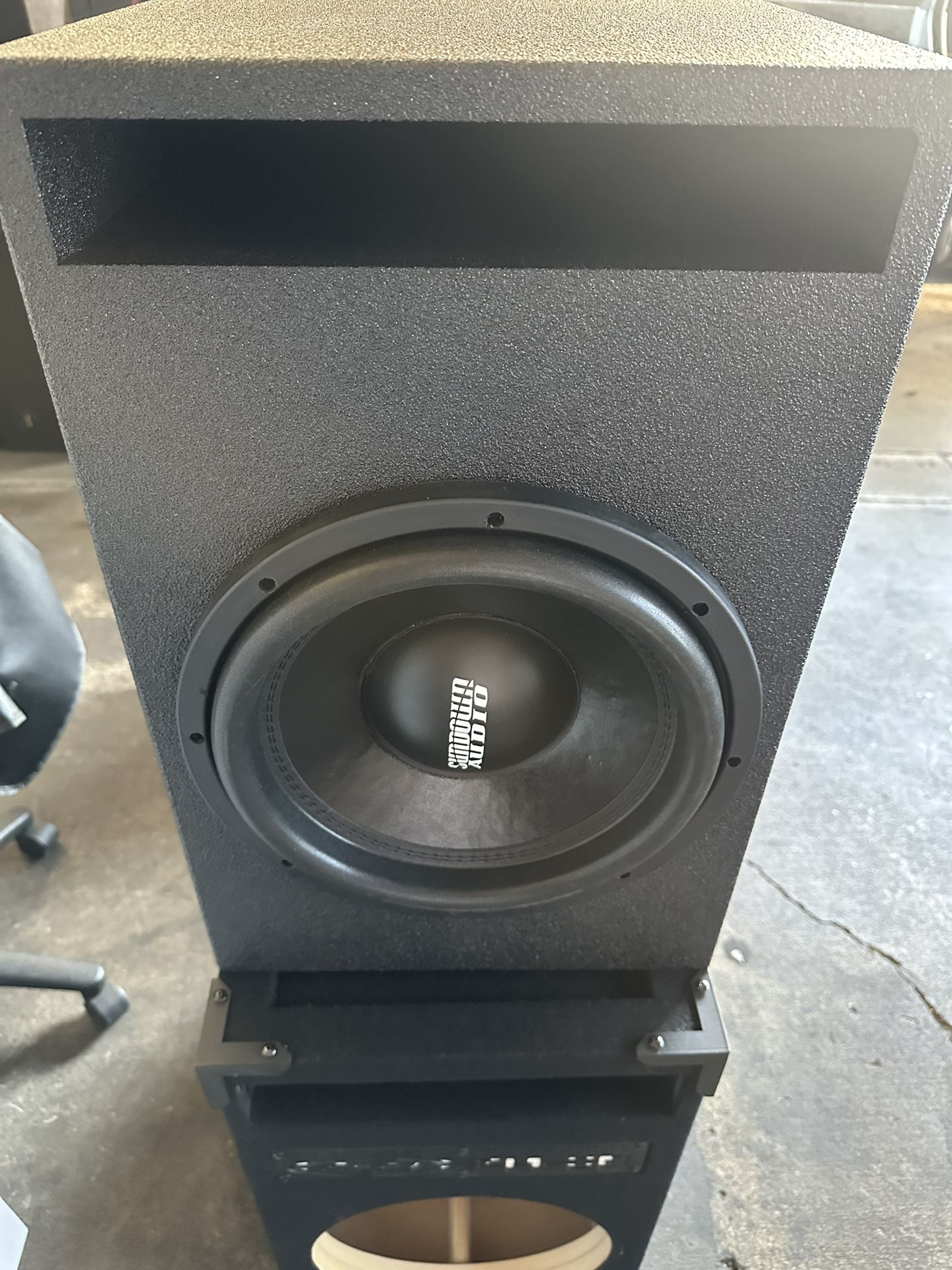 Sundown SA Classic V1 12” Sub Bass Package + Ground Shaker Competition Ported Box