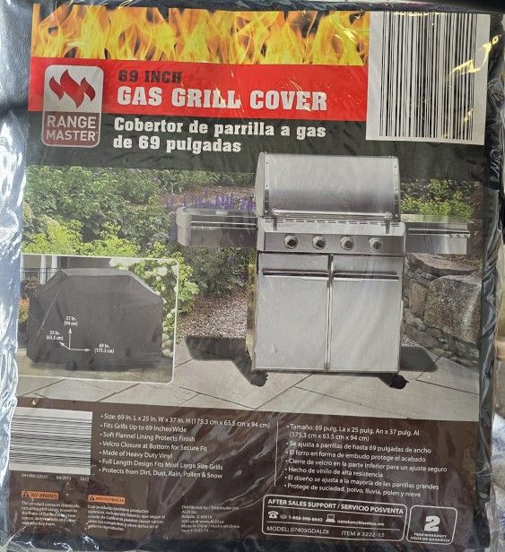 69 In Brand New Gas Grill Cover