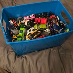 Bin Full Of Hot Wheels Cars 1 Dollar Each
