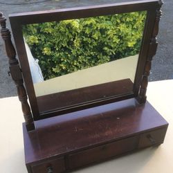 Price Cut - LOOK! - Antique Shaving Vanity - LOOK!
